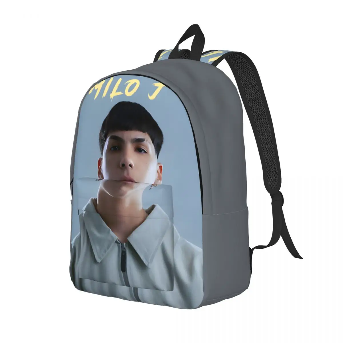 Milo j das glückliche Lied Handtasche milo j College-Student High Street Wandern Geburtstag Reiß verschluss Verschluss Rucksack