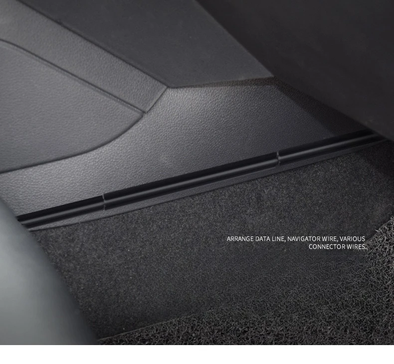 4 قطعة/8 قطعة لواقي داخلي أنيق وخالي من الضرر لحماية أسلاك الشحن تعزيز الجمالية أنيق طقم منظم كابلات السيارة العالمي