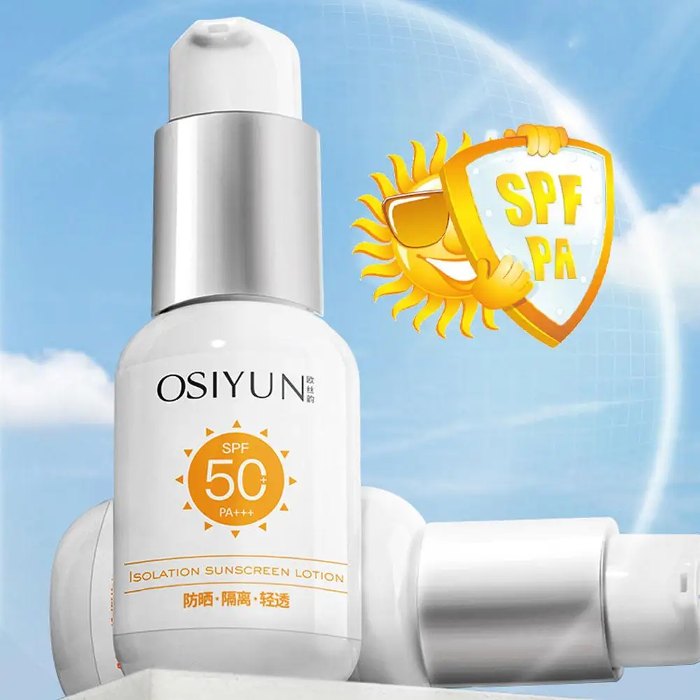 오리지널 Spf50 페이셜 선스크린, 상쾌한 오일 컨트롤, 자외선 차단제, 효과적으로 보호, 격리 광선, Ultrav X1J8