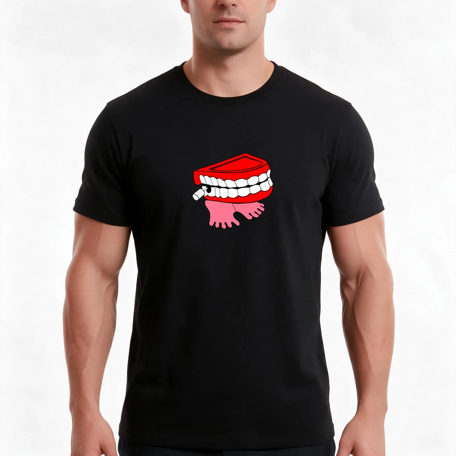 Chatter Teeth Men T Shirt t shirts for man cotton soft