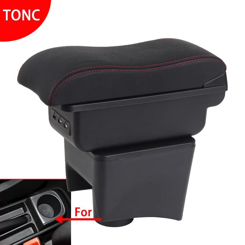 For Volkswagen POLO Armrest 2012-2018 new For VW POLO Mk5 6R Vento Car Armrest box Center Storage box Car accessories Retrofit