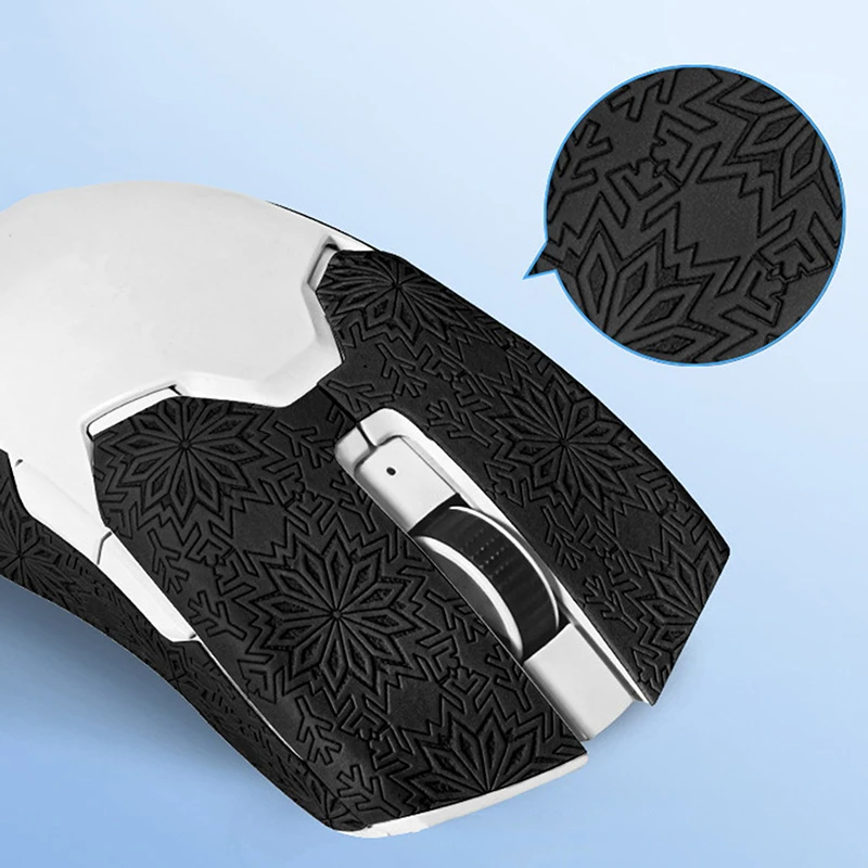 1Set Ultraglide Mouse Anti-Slip Sticker For VIPER V3 PRO Ultrathin Snowflake Texture Anti-Sweat Tape Patch