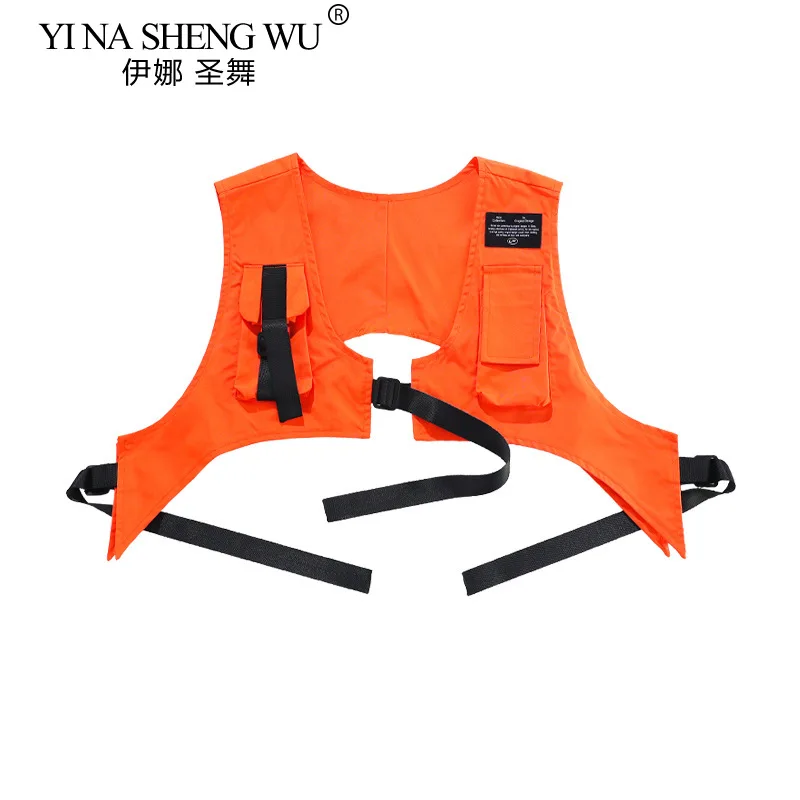 Jungen Hip Hop Set Sweatshirt Weste Cargo Hosen Mädchen Jazz Street Dance Kostüm Kinder Kleidung Kinder K-pop Streetwear