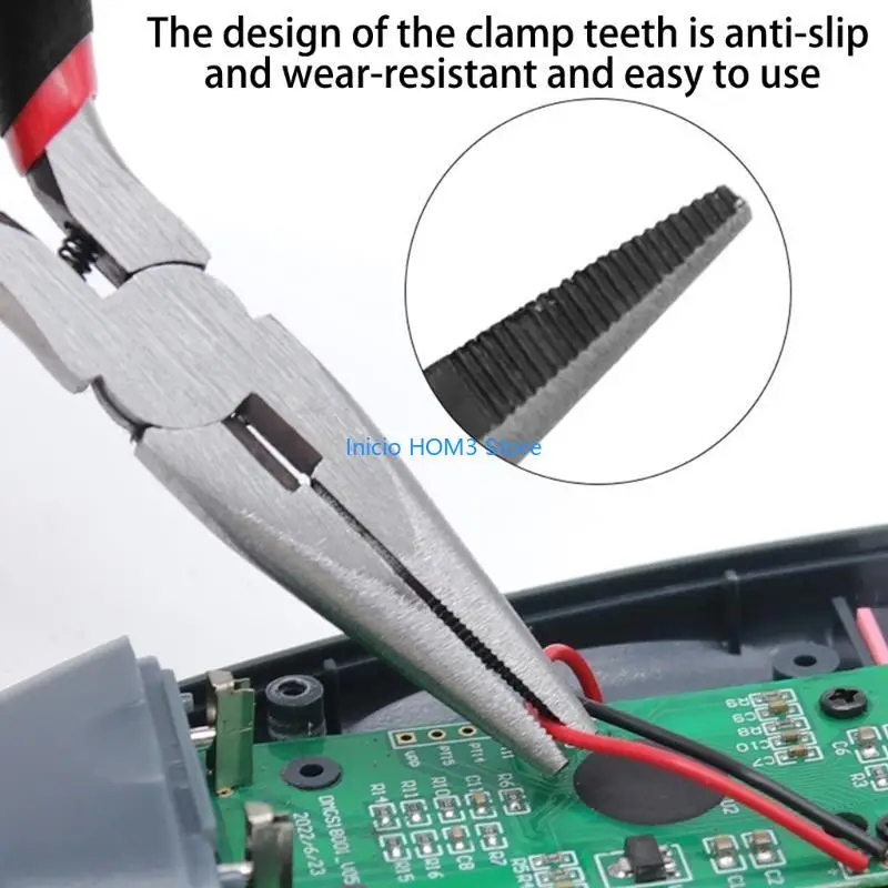 

A5YD Long Plyers Прямой иглы. Плезонки 5-дюймовые птолиньи с боковым резаком многофункциональной механики инструмент для руки