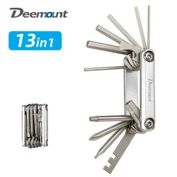 13 In 1 Multi-Function Tool Bicycle Chain Repair M6/5/4/3/2.5/2 Hex Key Torx T25 Cross Flat Wrench MTB Maintenance