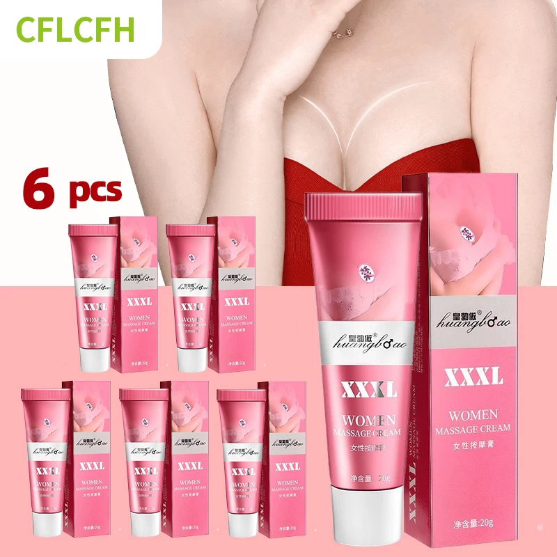 

6Pcs Breast Enlargement Cream Breasts Lift Firming Massage Oil Bust Growth Enhancement Women Chest Enlarge Female Hormone Care