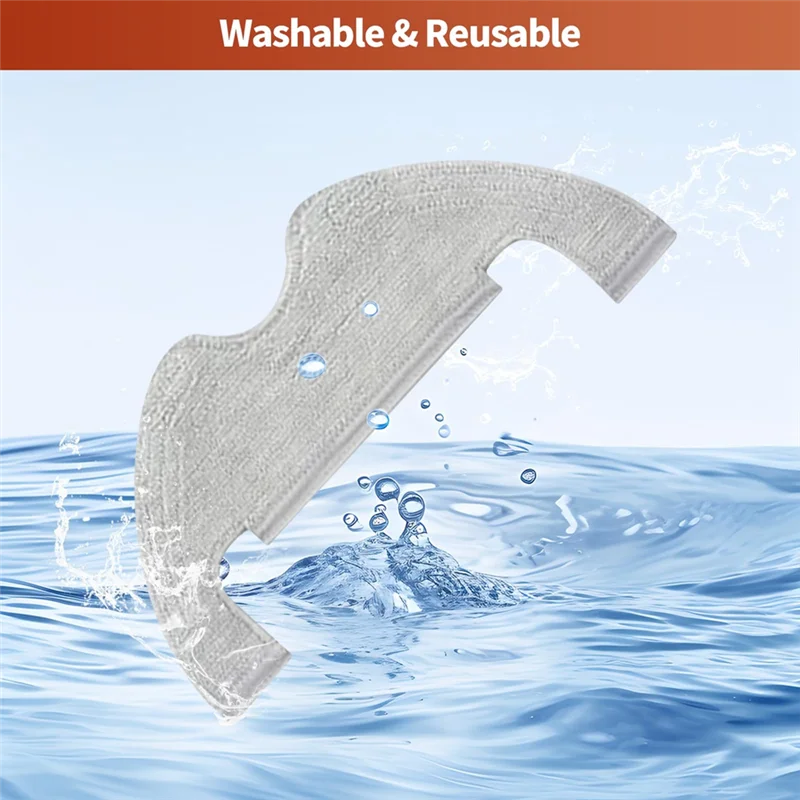 Zestaw akcesoriów do robota sprzątającego Dreame D10 Plus: filtry ABRG, szczotki, nakładki mopujące, worki na kurz, akcesoria zamienne.