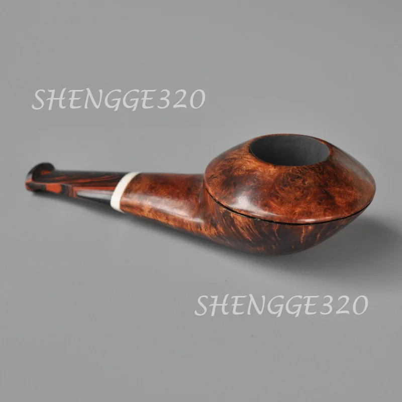 أنبوب تبغ خشبي مصنوع يدويًا من جذور برير بولدوج قصير لتدفئة الأنف من كمبرلاند جذع قصير #4