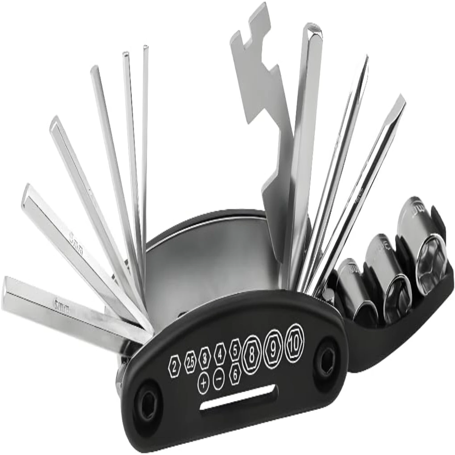 

Ultimate, Versatile, Durable, and Efficient 16-in-1 Multifunctional Folding Bicycle Repair Tool Set - The Perfect Solution for M