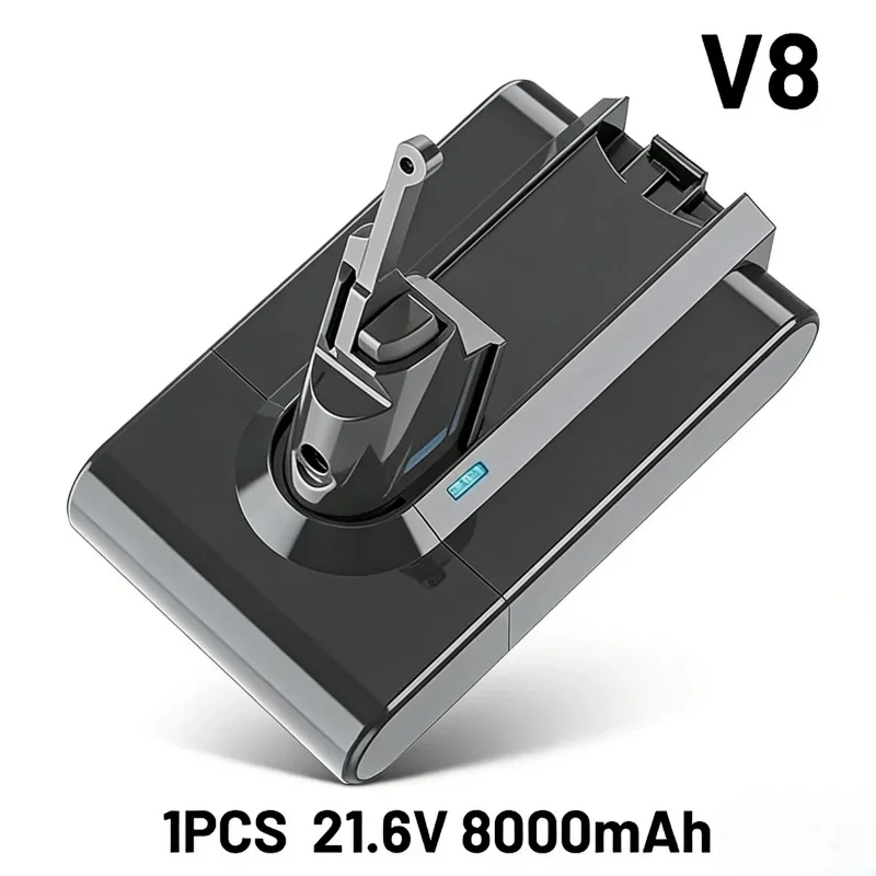 

Сменная аккумуляторная батарея 8000 мАч для пылесосов Dyson V6 V7 V8 V10 V11, долговечная перезаряжаемая литий-ионная батарея, запасная часть для пылесоса
