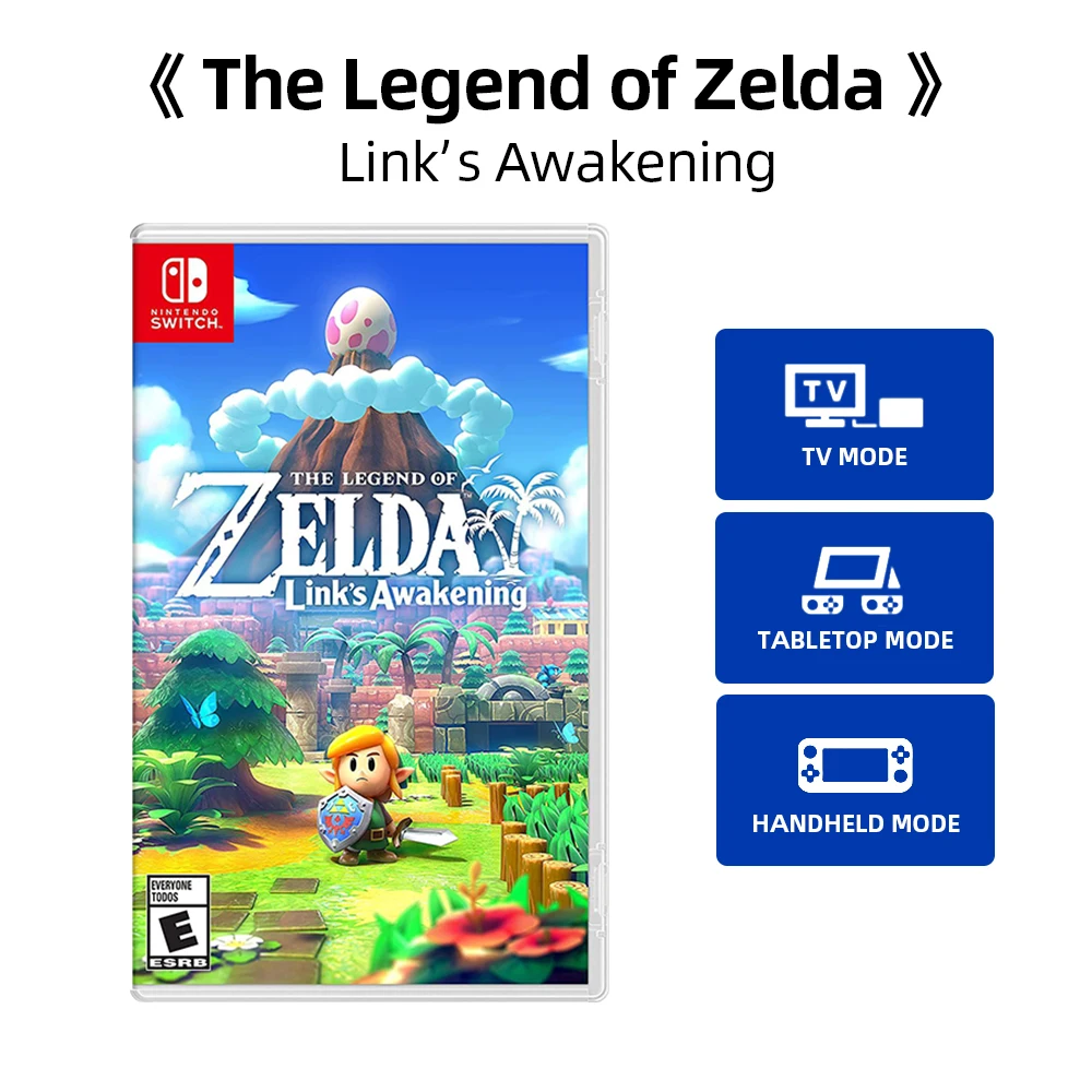 Nintendo Switch Game Deals - The Legend Of Zelda Link's Awakening - Games Physical Cartridge