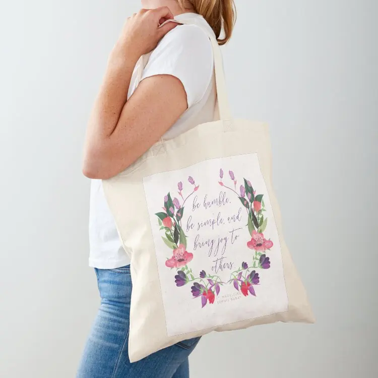 

St Madeleine Sophie Barat Quote Tote Bag reusable grocery bags personalized tote bag for beach Women's beach bags