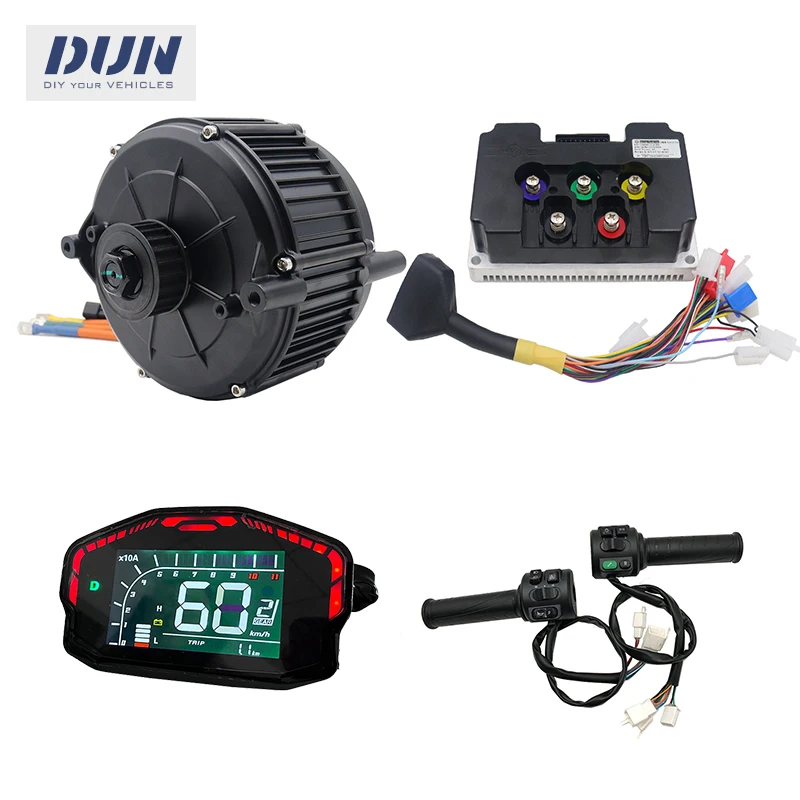 QS165 V2 35H 5KW Peak 10KW 6500RPM  Mid-Drive Motor with ND72680 Controller and Display and Throttle For Sur-ron Light Bee Moped