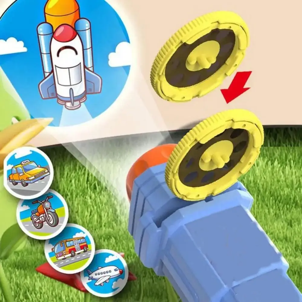 24 أنماط الطفل العارض الشعلة التعليمية المبكرة التفكير المنطقي التدريب الكرتون مصباح يدوي مصباح إسقاط الإدراك #3