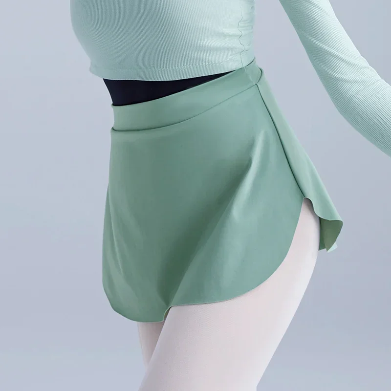 

Adult Side Split Ballet Skirts for Women Girls Short Skirts Ballerina Ballet Dance Wear Dress 10 Colors