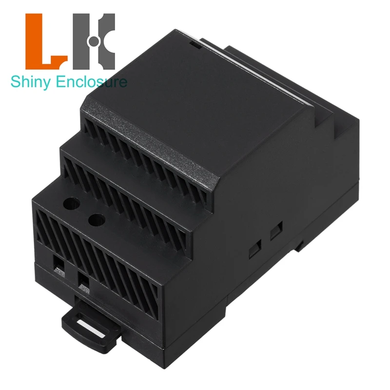 90x52.5x54.5mm New Arrival Power Supply Enclosure Switch Project DIN Rail Enclosure Pcb Plastic Electrical Distribution Box