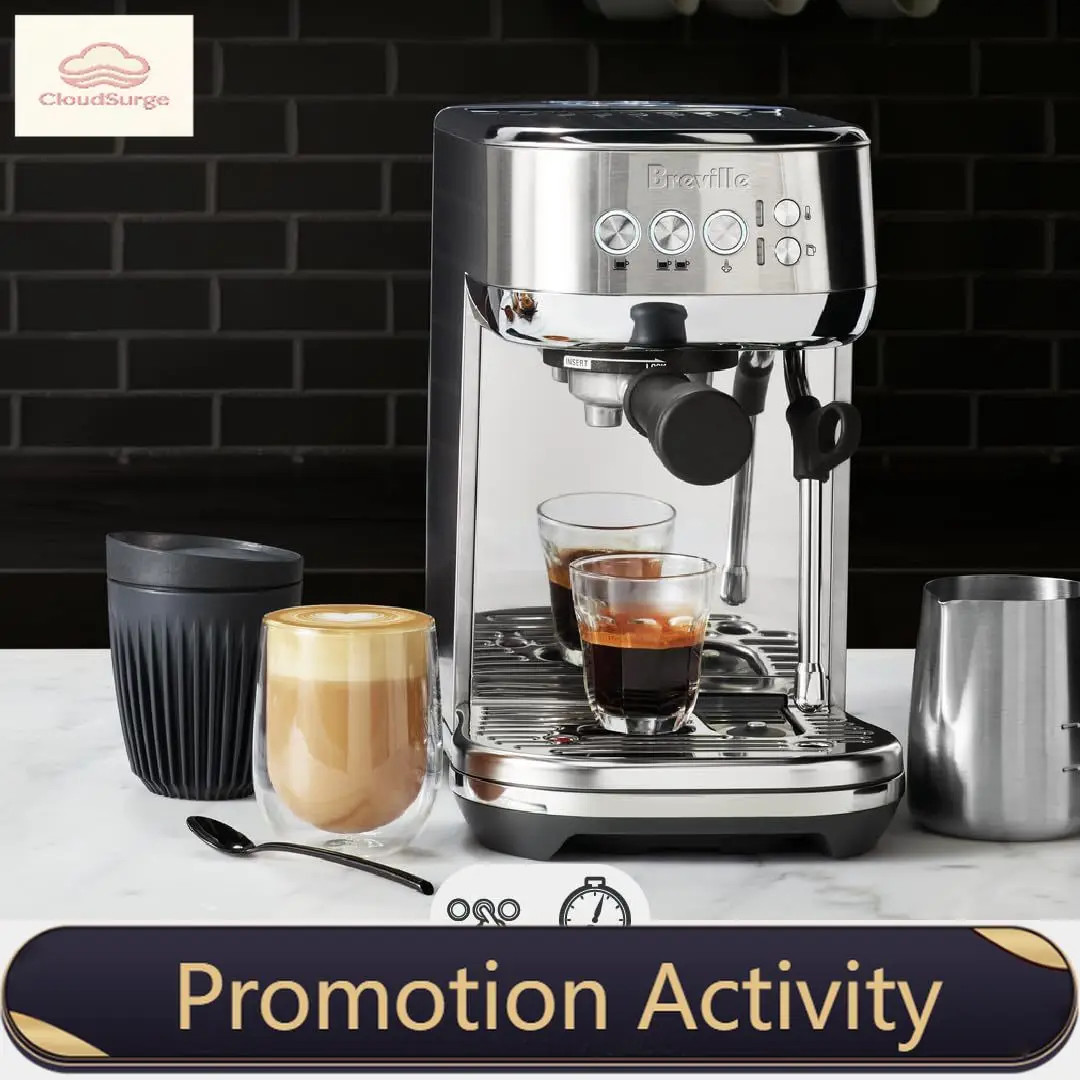 

High QualityBambino Plus Espresso Machine BES500BSS, Brushed Stainless Steel