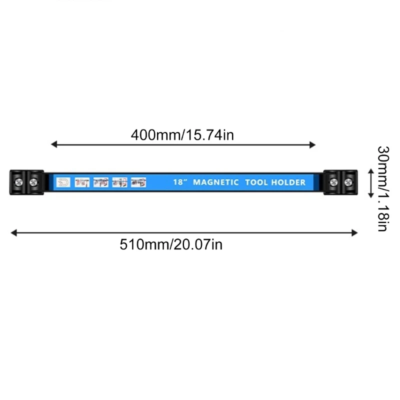効率的な保管ツール強力な磁気ツールホルダー金属を分類して保管するのに最適ホームオフィス、ワークショップでの使用に最適