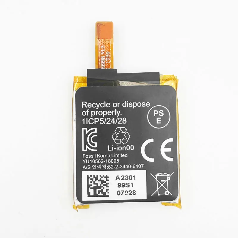 New Replacement Battery For Apack APP00296 for fossil Gen 5 /Fossil Julianna HR FTW6035 310mAh 3.8V +Tools