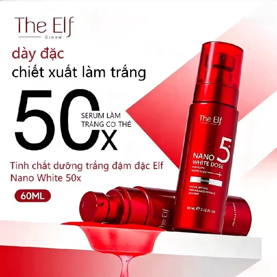 60ML The Elf Nano White Advanced Whitening for Instant Brightening and A Radiant Glow in Your Skincare Routine