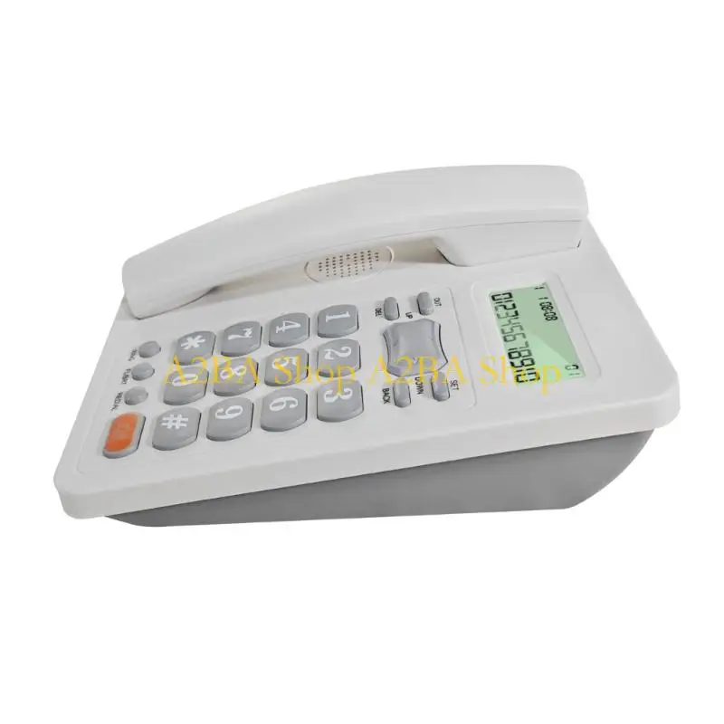 A2BA KX 8207CID Elegant Plastic Fixed Line Phone With Bright LCD Screen And Memory Function Telephone For Offices