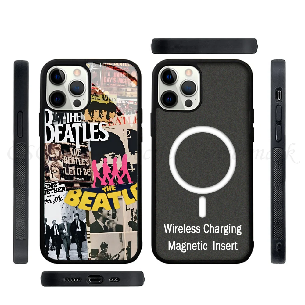 T -The B-Rockless Rock Band Capas de telefone, HD TPU para iPhone 15, 14, 13 Pro Max, 11, 12 Mini, Alex Mirror