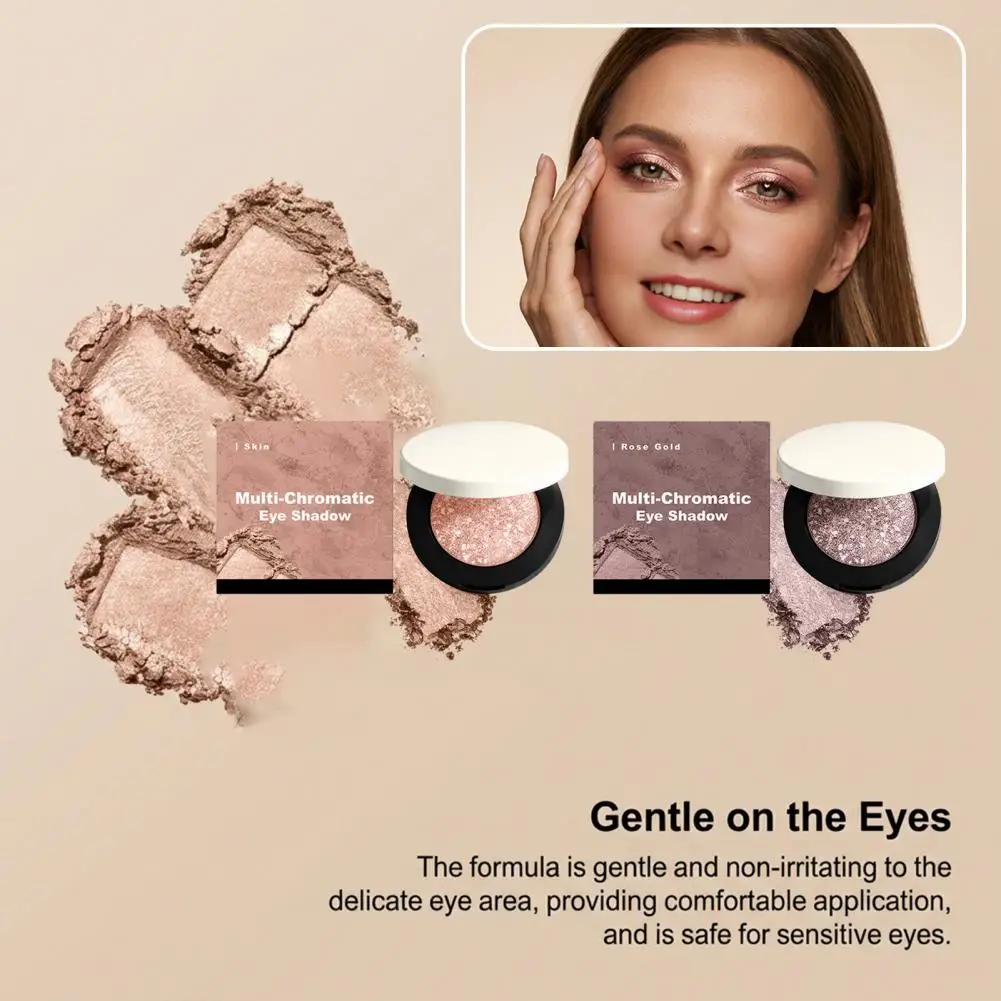 

3.5G Shimmery Eye Shadow Long Lasting Waterproof Smudge-proof Shimmering Metallic Women Eyeshadow Eye Makeup Supplies