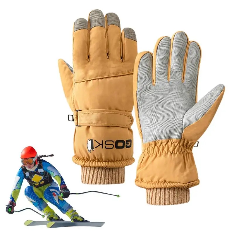 Winter Ski Gloves Breathable Snow Gloves For Cold Weather Touchscreen Snow Gloves For Women Men Skiing Snowboarding Hiking