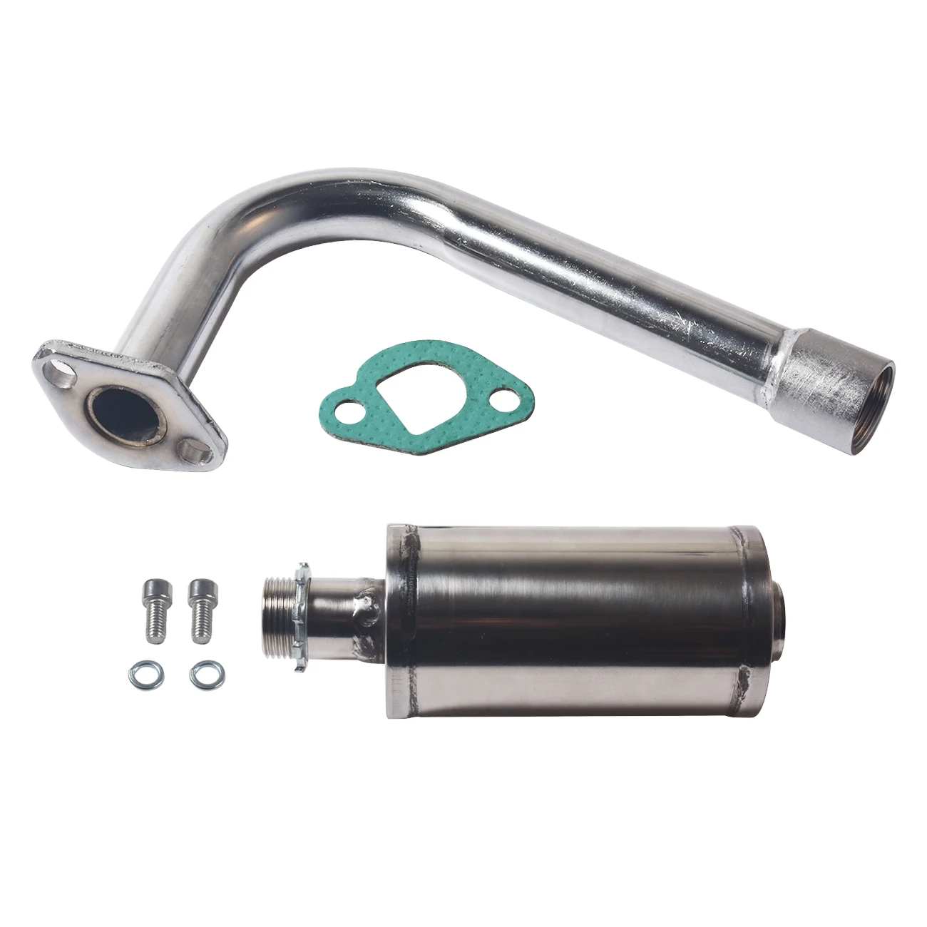 

sthus Exhaust with Muffler For Coleman Powersports CT200U 196cc/6.5HP Gas Mini Bike