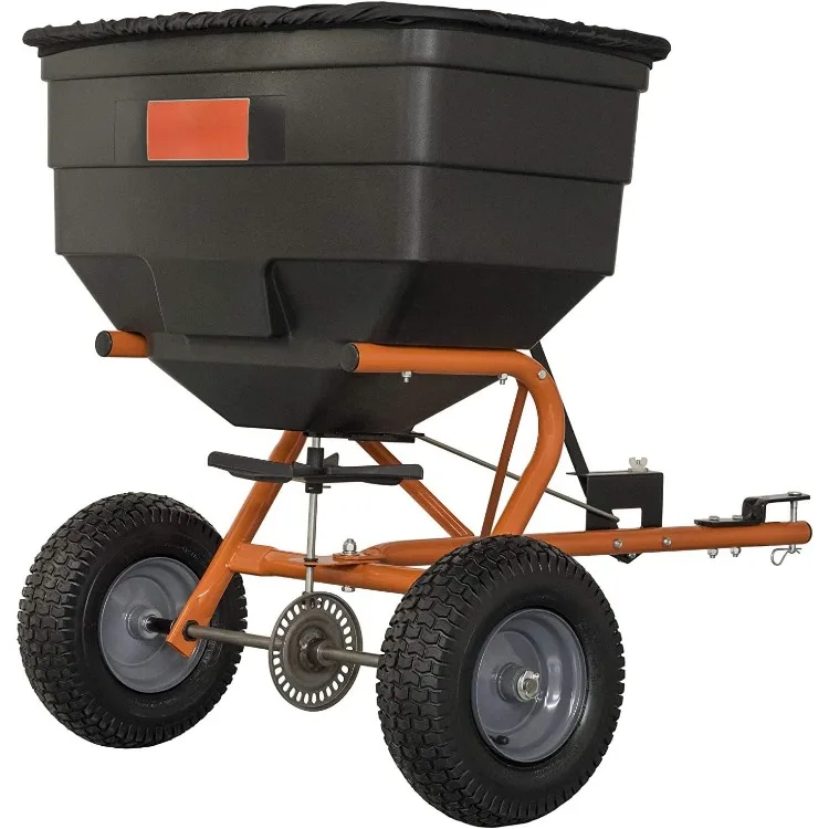 

Inc 45-0547 185 lb. L & G Tow Broadcast Spreader, Orange