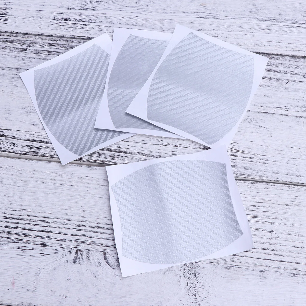 

4Pcs Car Door Handle Protector Waterproof Carbon Fiber Finish Anti Scratch Sticker Shield for Vehicle Exterior Paint Defense