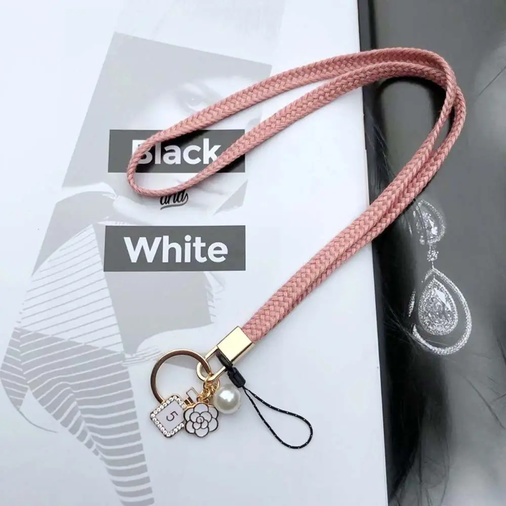 Accessories Neckband Weaving Strap Keys Holder Mobile Phone Straps Keychain Lanyard Neck Strap Phone Lanyard