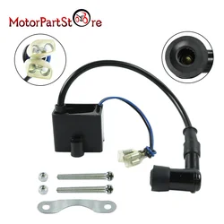 CDI Ignition Coil Compatible with 49cc - 50cc 60cc 66cc 80cc 2-stroke Engine Motor Motorized Bicycle Bike With Mounting Parts