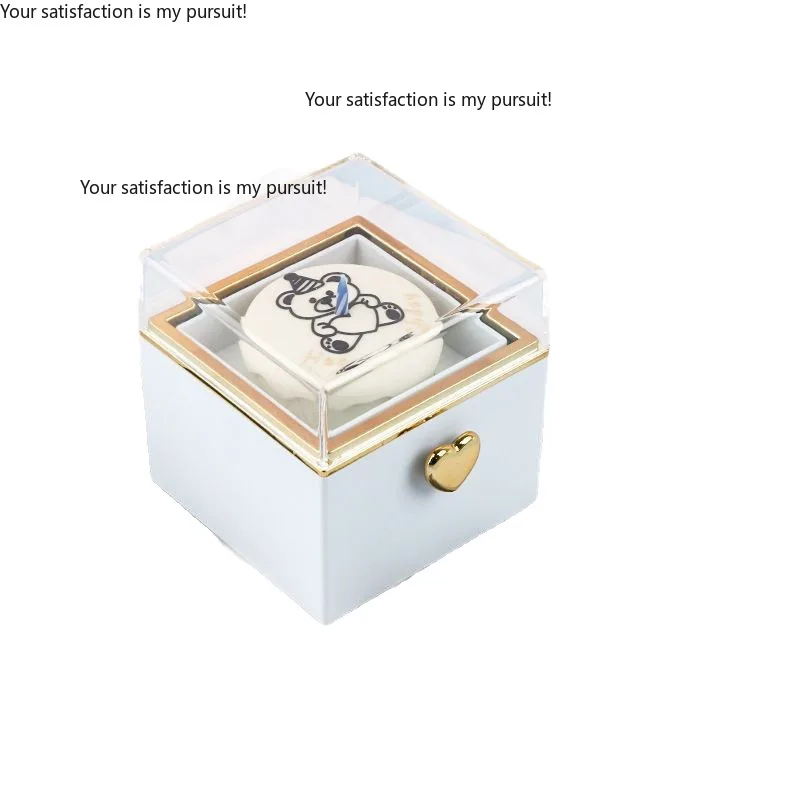 For Girls Birthday Valentine Qixiv Automatic Flip Magic Jewelry Box Necklace Ring Storage Gift Box Ritual Present