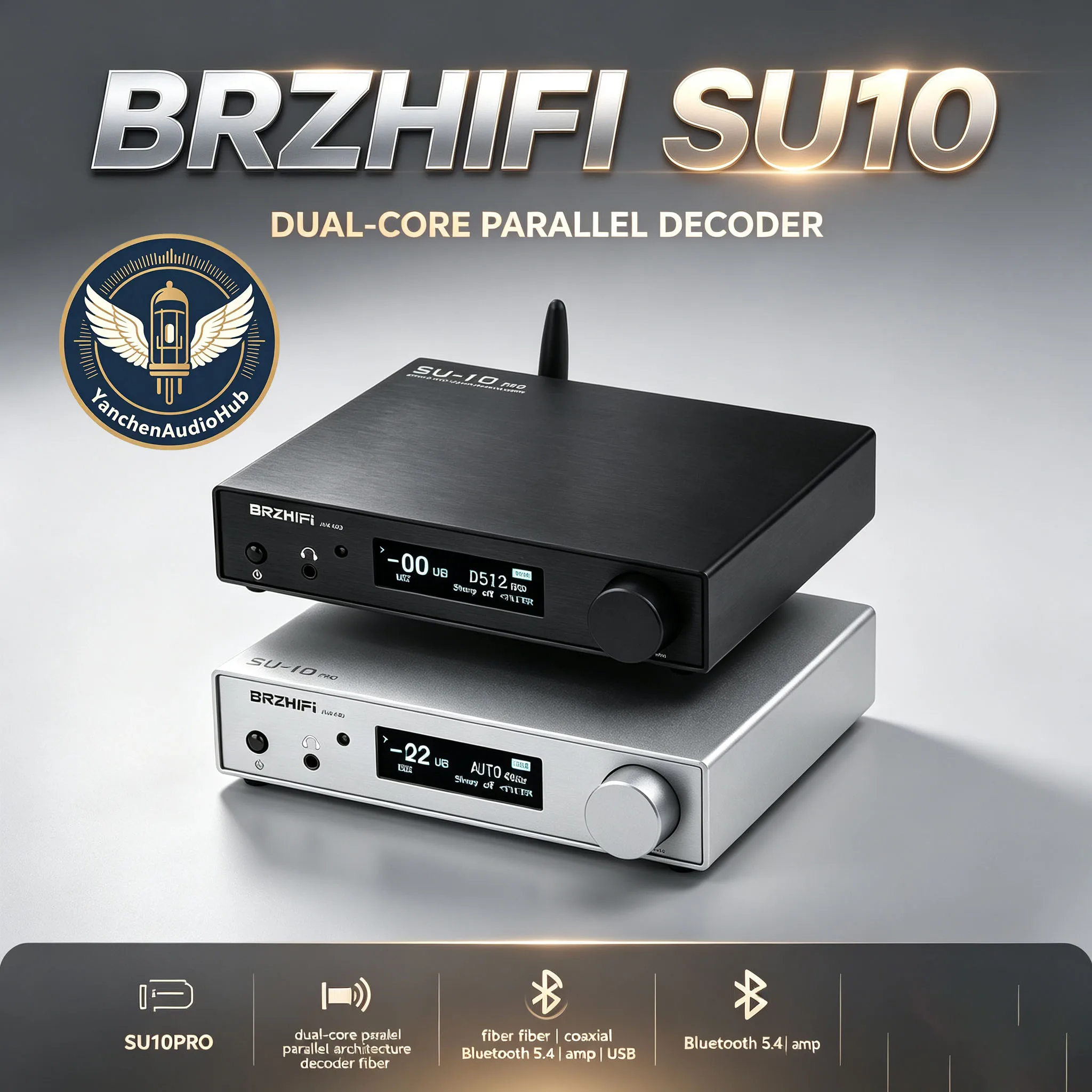 CHN 2027 BRZHIFI New Flagship SU10 Decoder HIEND Class AK4499EX DAC Fever Bluetooth 5.4