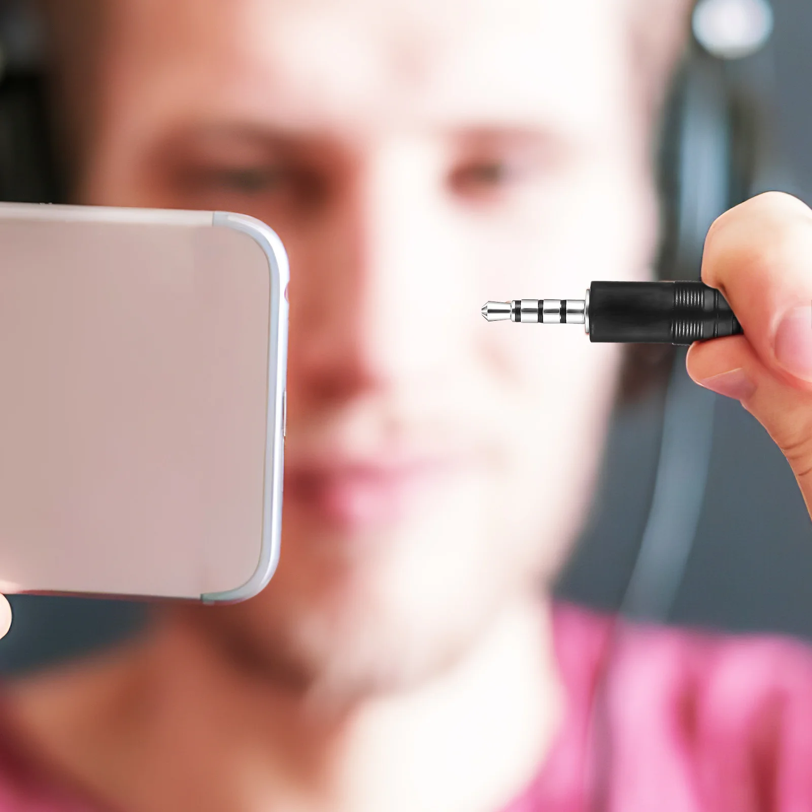 

8Pcs Audio Cable Plug Set Replacement 3.5mm Male Female Stereo Cables Durable Connectors for Smartphones Tablets Computers