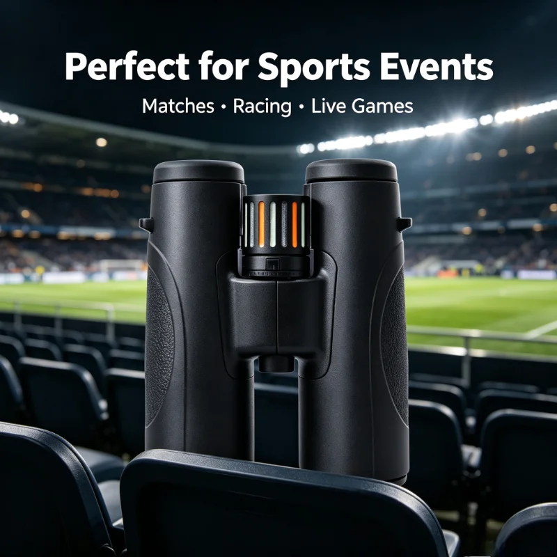 ED Binoculars 10X42 HD Waterproof for Bird Watching & Nature Observation, Compact & Durable Design