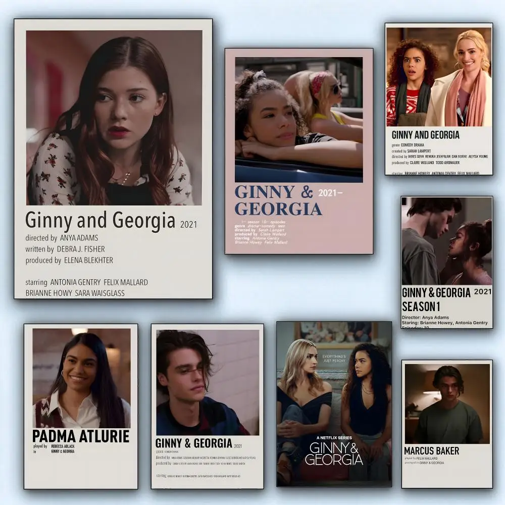 series Ginny & Georgia Poster Wall Posters Self-Adhesive Wall Stickers Home Decoration for Bedroom Living Room