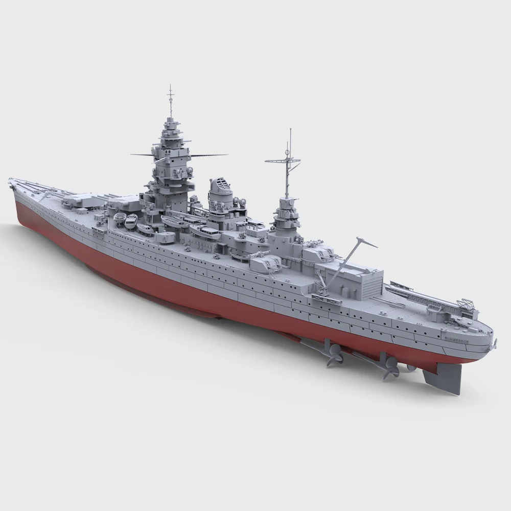 SSC703 SSMODEL 1/350 1/700 1/200 Frankreich Dunkerque-Klasse Schlachtschiff Dunkerque (1939) Militärmodellbausatz mit vollem Rumpf