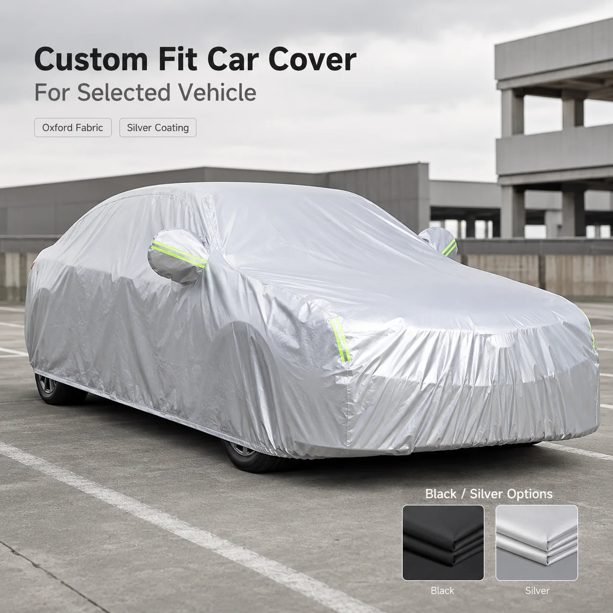 Waterproof Outdoor Full Car Cover Reflective Strips Snowproof Dustproof UV Protection For Lamborghini Huracan EVO Auto Exterior