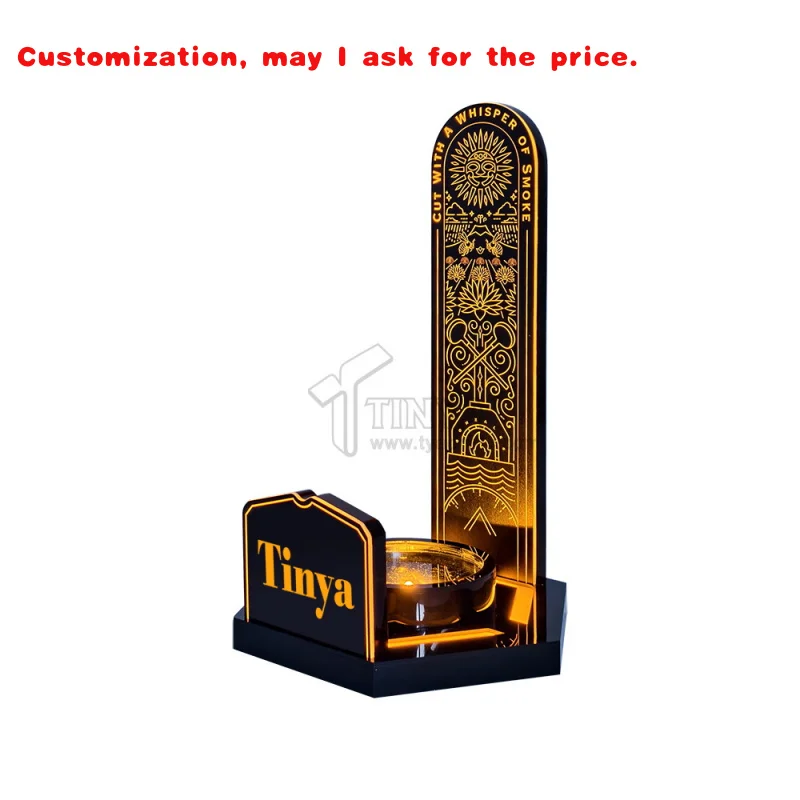 custom.New Design Acrylic Display Stand LED Bottle Presenter