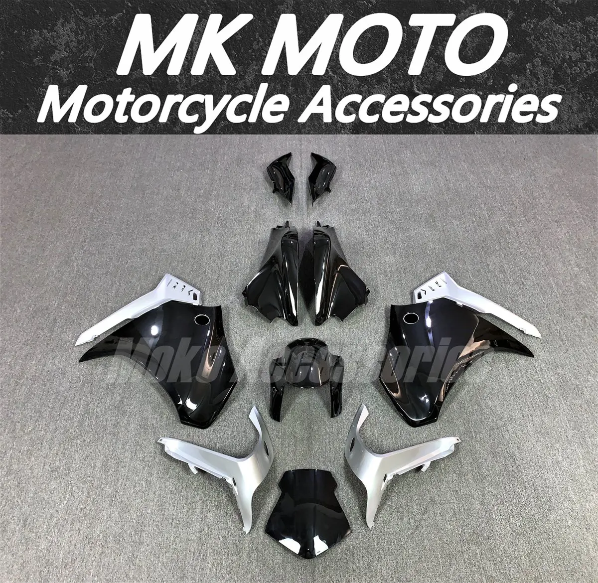 

Moke moto Motorcycle Bodywork Set For Vfr1200 2010 2011 2012 2013 Fairings Kit Fit High Quality ABS Injection New Silver Black