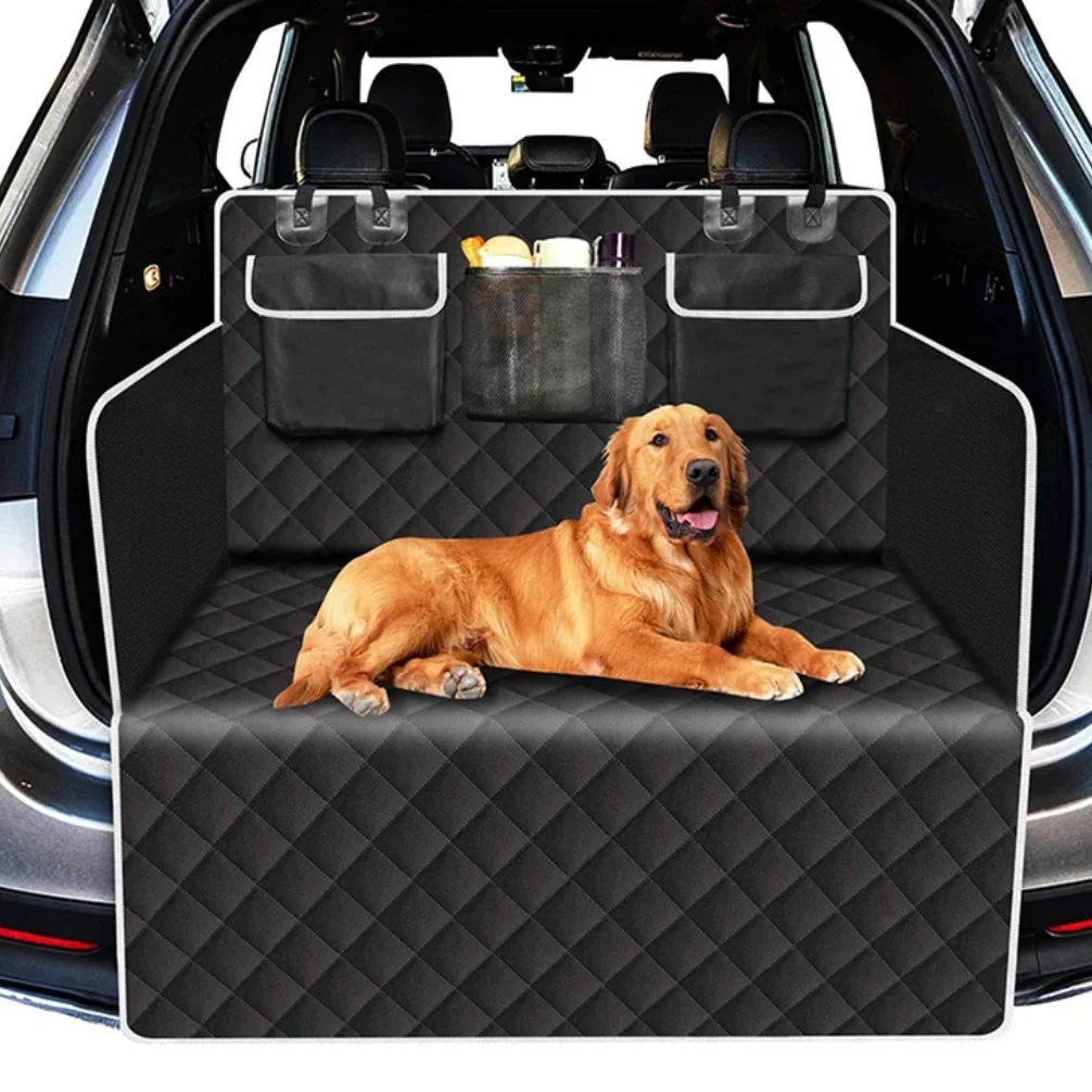 Подкладка багажника для домашних животных, 5-слойная утолщенная ткань Оксфорд, ковер багажника, водонепроницаемая противоскользящая износостойкая подушка для собак
