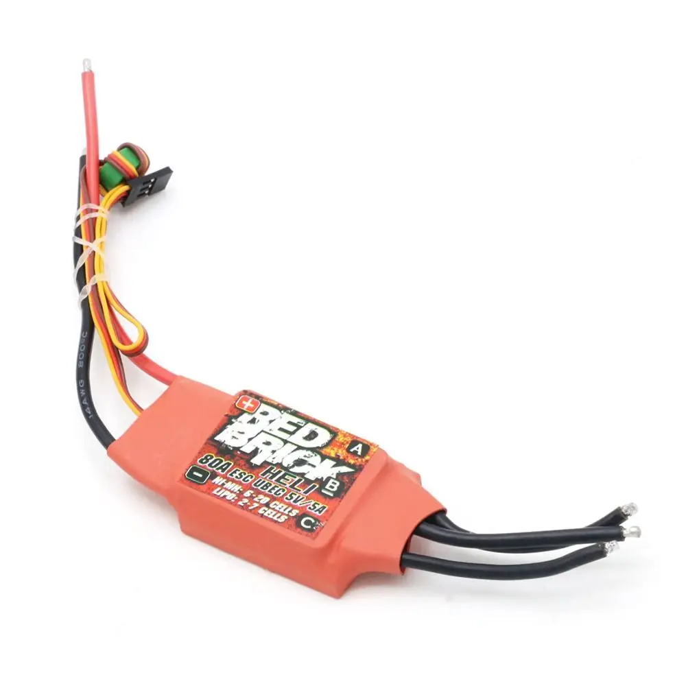 

Бесщеточный регулятор скорости Red Brick ESC 5V/3A 5V/5A, электронный регулятор скорости 50A 70A 80A 100A 125A 200A ESC для FPV мультикоптера