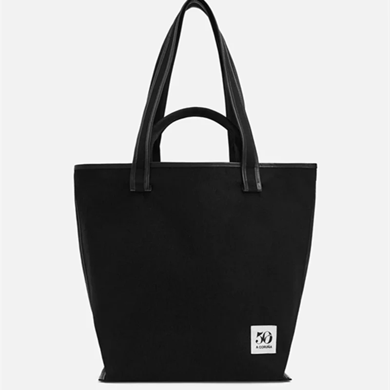 

2025 New Canvas Tote Bag Retro Single shoulder Crossbody Bag for Commuting And Class Large Capacity Handbag