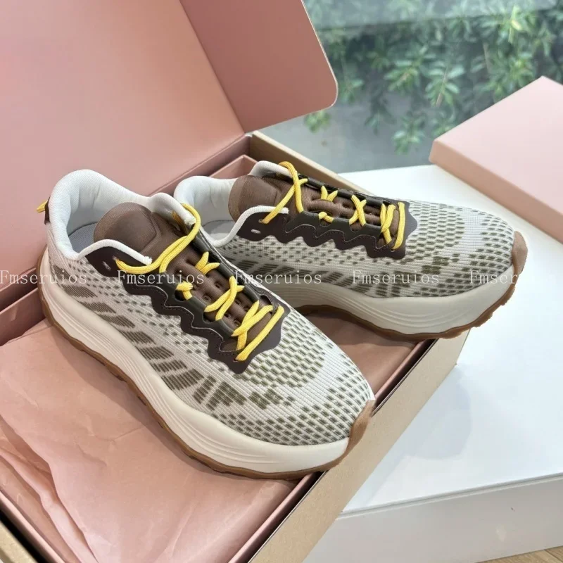 

Кроссовки унисекс, удобные дышащие кроссовки с круглым носком, толстая подошва, на шнуровке, в стиле пэчворк, модный дизайн, мужская и женская повседневная прогулочная спортивная обувь