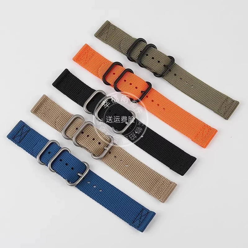 For Citizen Solar Energy Watch Luminox XS Series Nylon Canvas Watch Band Accessories Men 22mm 24mm Waterproof Sport Wristband