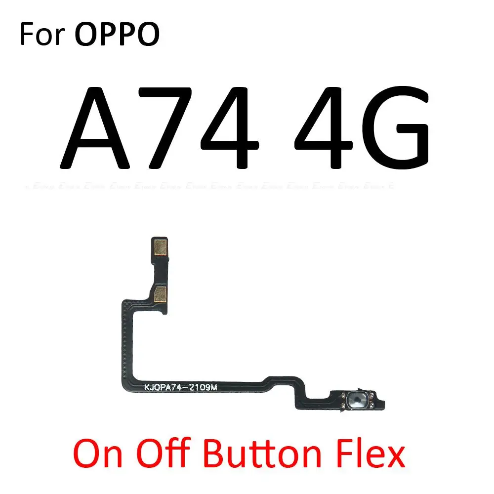 Interrupteur de commande pour OPPO A54 A53s A53 Global A52 A74, bouton de Volume, câble flexible, pièces de rechange