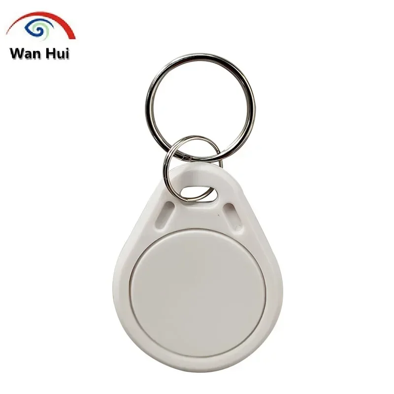 10Pcs UFUID 13.56MHz IC RFID Keychain Card RFID Tag NFC Tag Replaceable Unit 0, Writable for Access Control Elevator Door