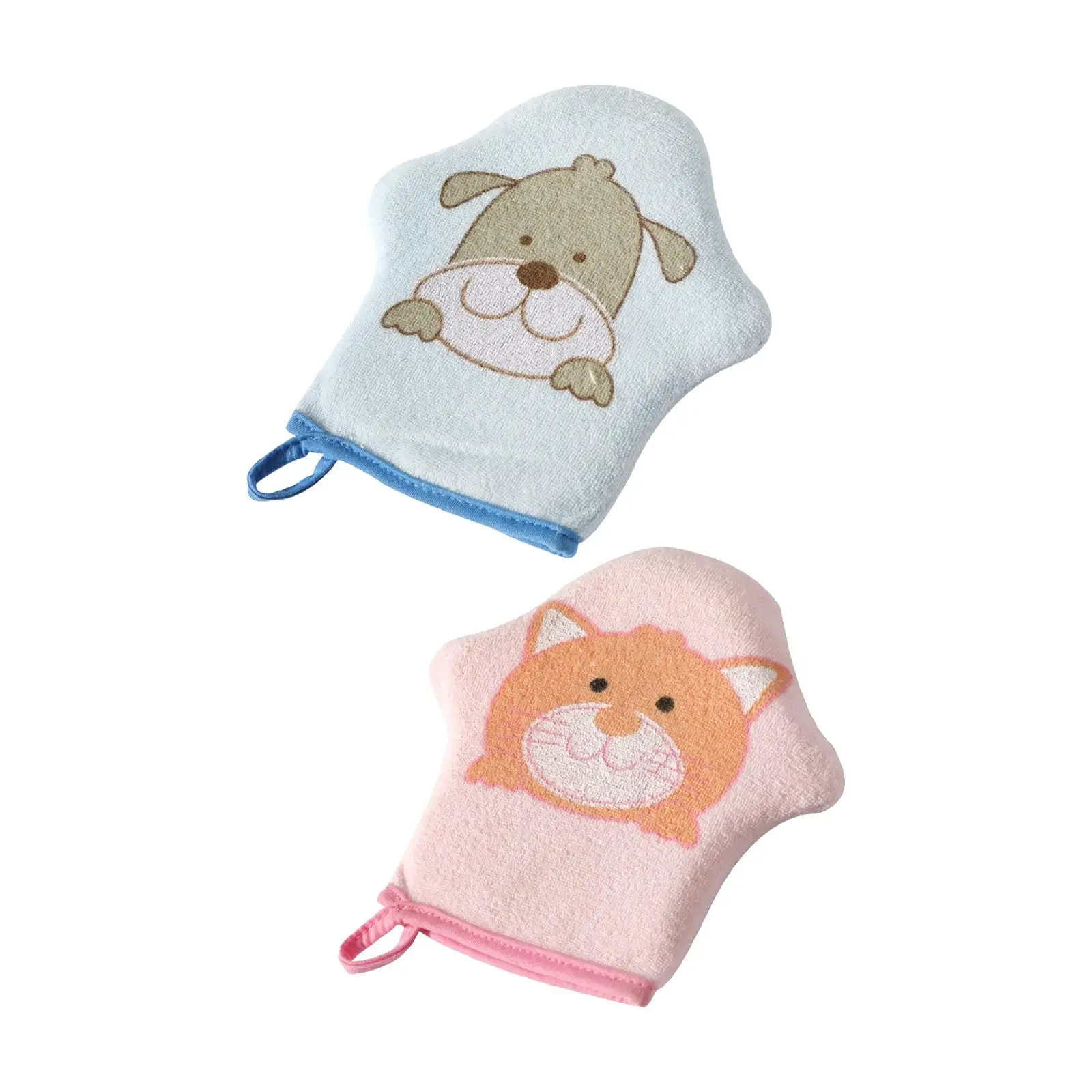 Serviette de bain en forme d'animal de dessin animé pour bébé, gant de toilette pour nouveau-né et enfant en bas âge